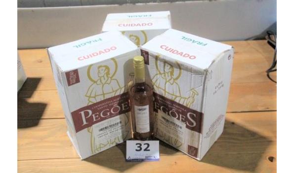 18 flessen rosé wijn  PEGOES 2019